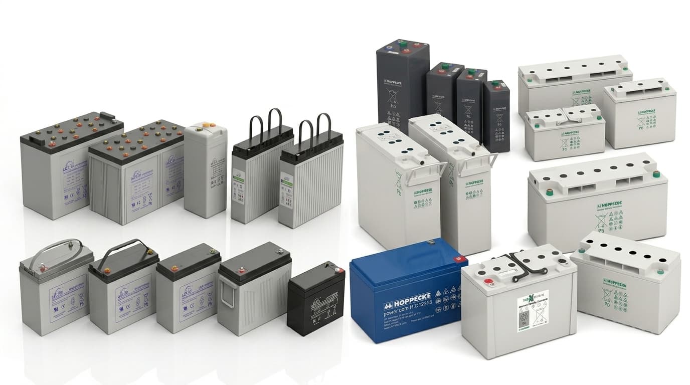 Industrial battery systems for UPS and standby power