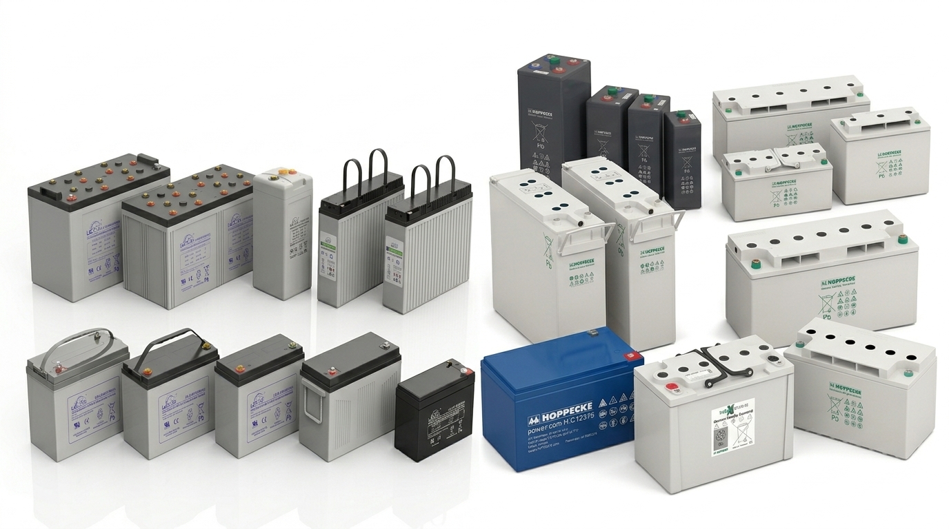 Industrial battery systems for UPS and standby power